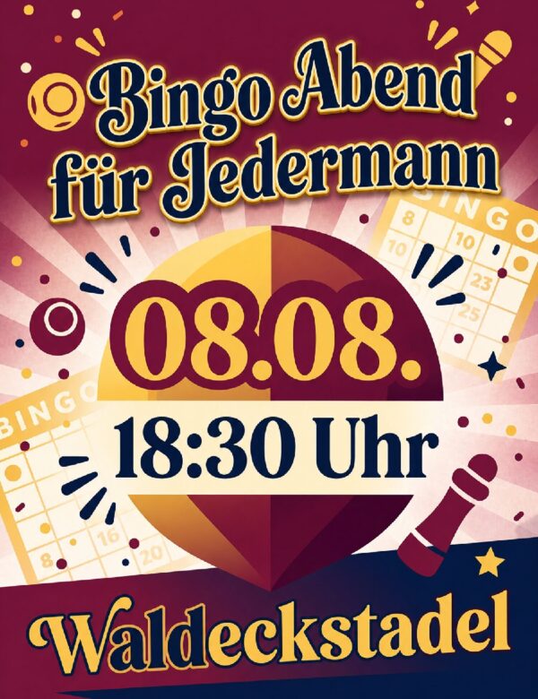 Bingo-Abende im Waldeck-Stadel